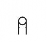 Holder for tube 3.0 mm (20 pcs) / #7-109