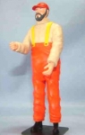 GTM Bearded baseball capped figure Scale 1:12 / #880-07