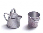 bucket and watering can , Scale 1:20 - 1:25 / #886-03
