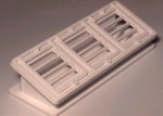 Seiten - Oberlicht 59 x 22 mm , 3 Luken