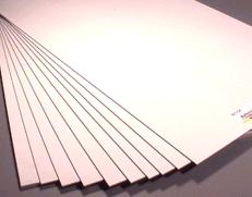 Kunststoffplatte Polystyrol Platten Bastelplatte für Modellbau transparent 