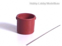 Eimer rot  17 mm , #817-25