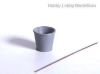 Zinkeimer / Eimer grau  13 mm , 1:25 , #817-52
