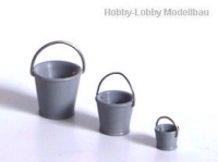 Zinkeimer / Eimer grau  5,5 mm , 1:50 , #817-54