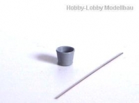 Zinkeimer / Eimer grau  5,5 mm , 1:50 , #817-54