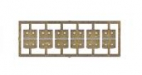 Scharnier 5 x 6,5 mm , 6 St�ck / 7-387