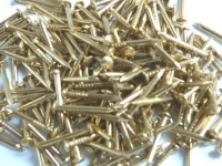 Nails / Brass 1.0 x 10 mm (200 pcs) , #1100-07