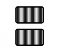 Ventilation bars 13 x 8 mm , 6 pcs / 7-463
