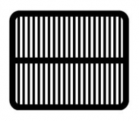 L�ftungsgitter 24 x 20 mm , 2 St�ck / 7-661