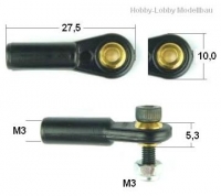 Ball Joint M3 / 3.0 mm , 2 pcs / #5005-45