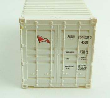 Container HAMBURG SD ws , 20 ft , 25x25x60 mm 1:100 / 90012