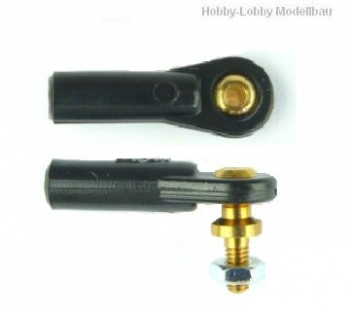 Kugelkopf 3x7x9,5 Mm (2 Stück) - Präzisionsstahl, Für RC-Modelle, Robust & Langlebig