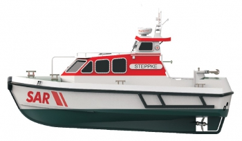 Tochterboot TB40 STEPPKE / 1:32 , Baukasten / 38-90111