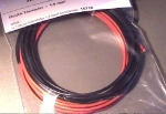 flexible individual cable, red/ black 1.5 mm , 4 Meter