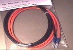 Accu connect cable, red/ black 2.5 mm