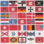 Flag set big  19 x 29 mm