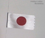Flagge Japan , 25 x 40 + 30 x 15 , #1-1394