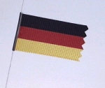 Flag Germany, 1 pc 25 x 40 mm + 1 pc 15 x 30 mm , #1359