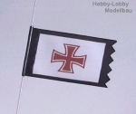 Flag DGZRS, 1 pc 25 x 40 mm + 1 pc 15 x 30 mm , #1372
