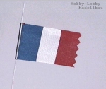 Flag France , 1 pc 25 x 40 mm + 1 pc 15 x 30 mm , #1361