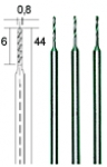 HSS Micro-Spiralbohrer 0,8 mm, #28852