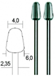 Cone shaped milling cutters 4.0/6.0 mm , #28723