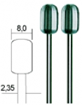 Zylinderform-Frser 8,0 mm, #28726