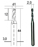 Multi purpose tungsten carbide miller 2.0 mm , #28759