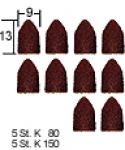 Ersatz - Schleifkappen , 10 Stck , #28989