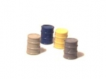 Barrel for oil , 9 x 6 mm , blue , 1:100