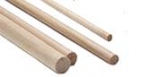Bend wood round  6 mm / 1000 mm long