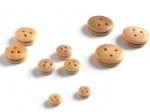 Dead Eye 2.5 mm / Wood , 10 pcs , #1000-02