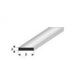 Super Styrene Profile flat 0.5 mm x 2.0 mm , 330 mm