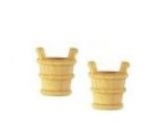 Wood bucket 8 mm high , #1050-01