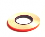 Color Tape 3 mm red shining , 15 meter long , #2003-21