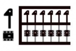 Holder 2 x 2 x 2 mm (24 pcs) / #7-017