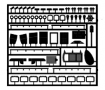 Teileset Beiboot 1:100  / 7-001