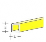 MS Rohr quadrat 1,0 x 1,0 mm , 330 mm / #13-52