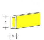 MS Rohr rechteck 1,5 x 1,0 mm , 330 mm / #13-72