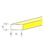 MS Rechteck voll 2,5 x 1,0 mm , 330 mm / #11-24