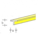 MS T-Profil  6,0 x 4,0 mm , 330 mm / #12-93