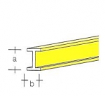 MS I-Profil  1,0 x 0,6 mm , 330 mm / #13-21