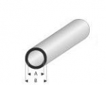 Super Styrene Profile Tube 5.0 / 7.0 mm , 330 mm