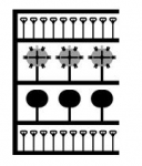 lbunkerdeckel 5,3 x 4,3 mm (8 Stck) / #7-165