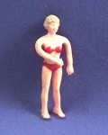 Resin Figuren im Maßstab 1:32 Bausätze Beach Girl Bikini KOO-42 