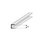 Super Styrene Profile Edge Strip 1.0 mm , 330 mm