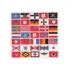 Flag set smal  12 x 18 mm