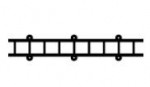 Leiter 3 x 135 mm , 1:100 (2 Stck) /#7-057