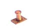 Bollard single , 7 x 4 mm , 2 pcs / #1611-21