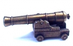 Cannon with gun carriage 60 mm / #1631-01
